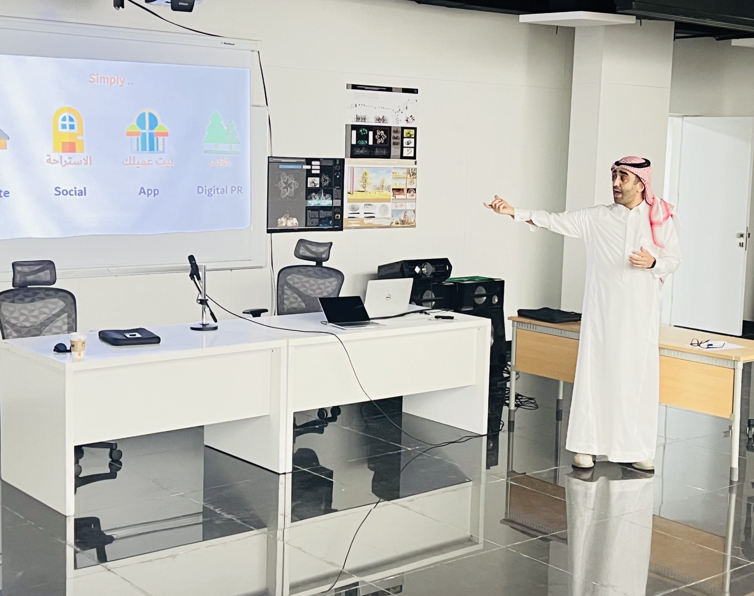 قسم التسويق ينظم ورشة عمل بعنوان ” الإطار الرقمي السعودي” تقنيات التسويق”