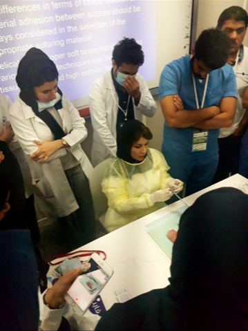 Dar Al Uloom Dentistry Holds An Aesthetic Suturing Techniques Workshop