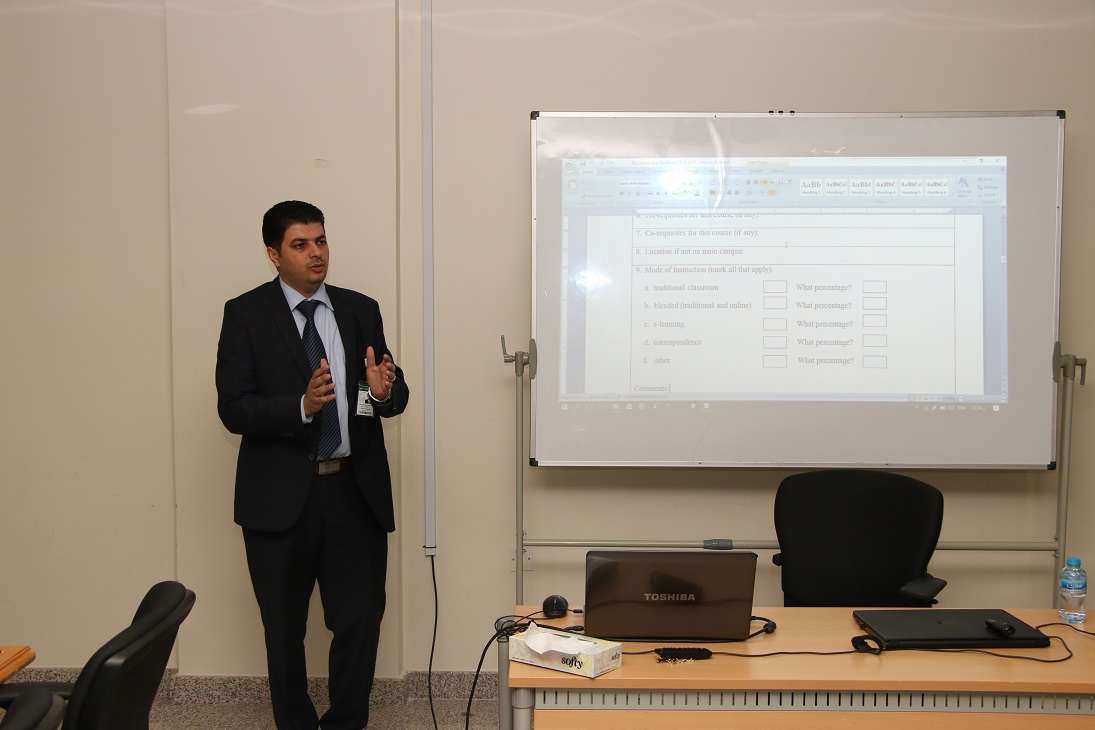 Quality Culture Unit organizes workshops for the faculty members