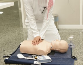 College of Dentistry at Dar Al Uloom Runs a Cardiopulmonary Resuscitation Course for DAU Staff