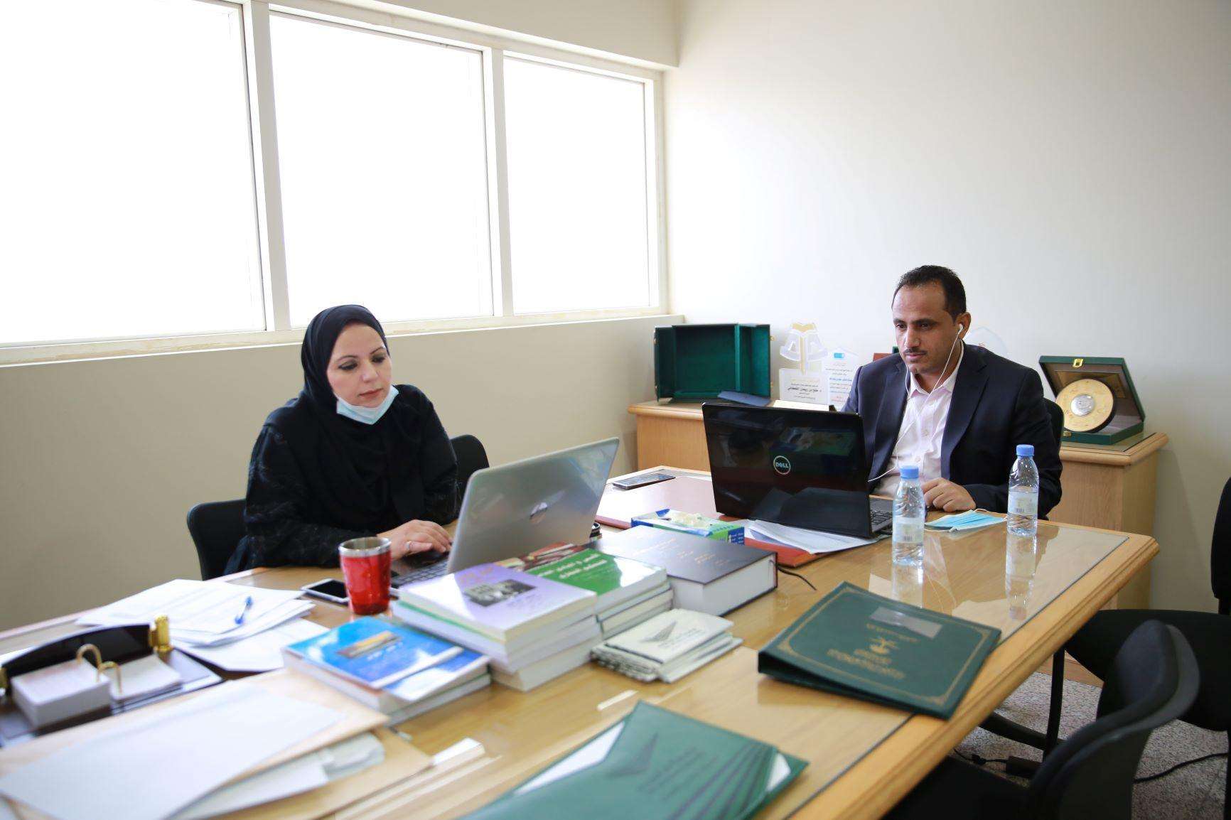 The Delegation of the French Supreme Council to Evaluate Research and Higher Education on its Final Visit to the Faculty of Law