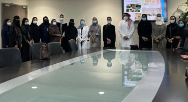 طالبات التصميم الداخلي في زيارة ميدانية لمستشفى الرياض ومستشفى الملك فيصل