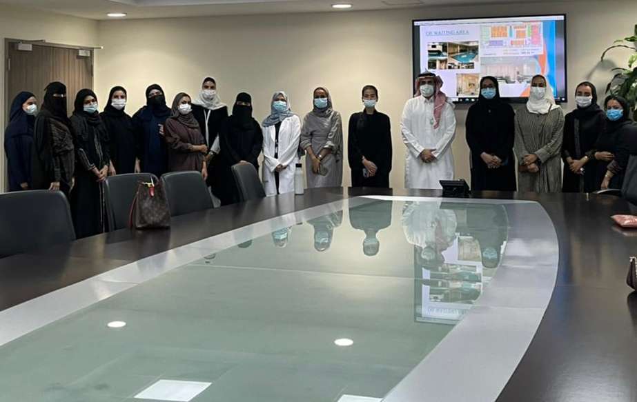 طالبات التصميم الداخلي في زيارة ميدانية لمستشفى الرياض ومستشفى الملك فيصل