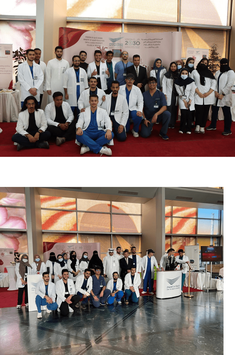 DAU’s Medical Students  in Al Faisaliah for Cholesterol Awareness