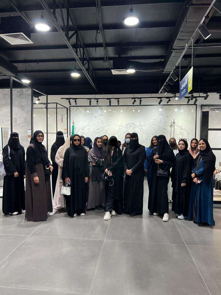 Interior Design Females in Visit to Bait Al-Ebaa Exhibition