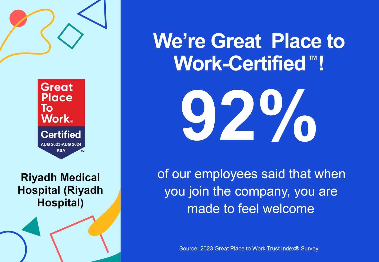DAU’s University Hospital Certified for Best Workplace