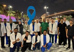 Student Council holds an awareness campaign on prostate cancer