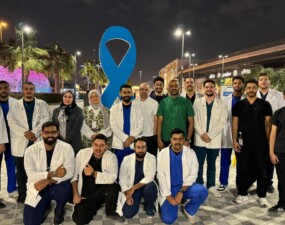 Student Council holds an awareness campaign on prostate cancer