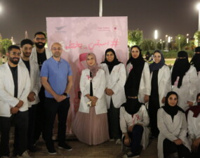 المجلس الطلابي يقيم حملة توعوية حول سرطان الثدي 